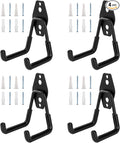 4 Pack Garage Hooks, Garage Tool Organizer Wall Mount, Heavy Duty by KAROSOM