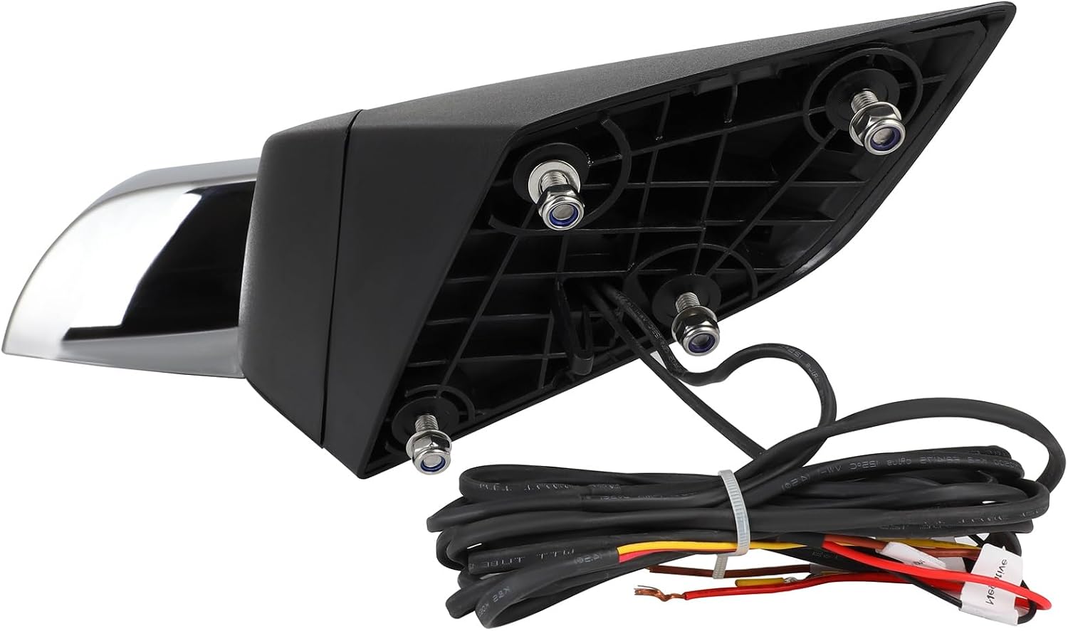 Driver Side Truck Hood Mirror Fits 2004-2018 for Volvo VNL/VN Series, Manual Control View Mirror with Turn Signal Light