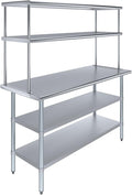 Amgood Stainless Steel Work Table by AmGood