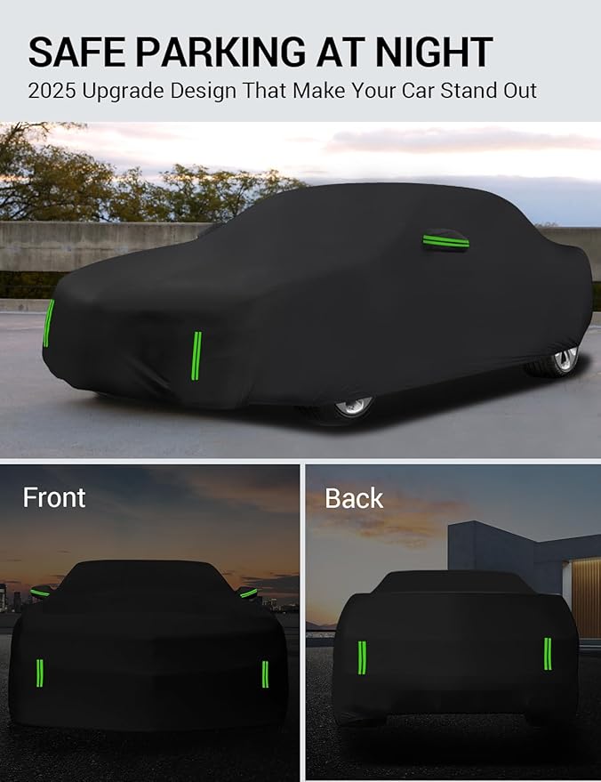 Proadsy 2025 Upgrade Car Cover for Honda Civic 2016-2023 2024 2025, Waterproof - Image 6