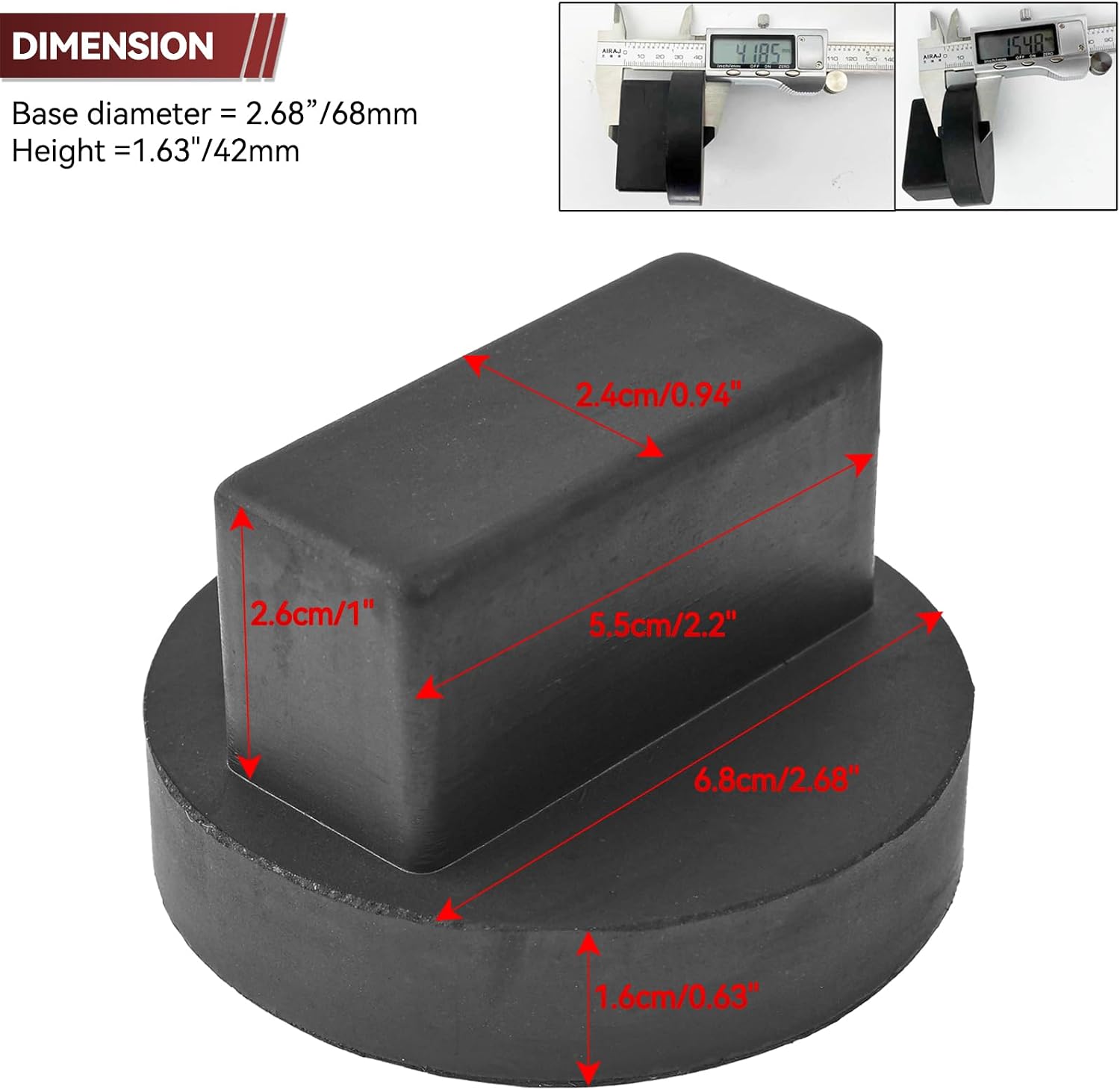 Rubber Jacking Point Jack Pad Frame Stand Adaptor for Mercedes Benz A B C E R S Class CLA CLC CLK GL GLA G GLE GLC M SL SLK SLR