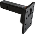 Buyers Products PM87 Pintle Hook Mount, 3 Position Adjustable Trailer Hitch Receiver for 2 Inch Trucks, Heavy‑Duty Tow Hitch Plate, 14,000 lb MGTW, 2,800 lb MVL, Powder‑Coated Steel