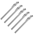 Pencil Tire Pressure Gauge 5pcs Silver Auto Tire Pressure Checker Pen for Car Wheel Maintenance Vehicle Repair Tool