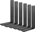 heavy duty shelf brackets 10 inch, 6 pack, main product view
