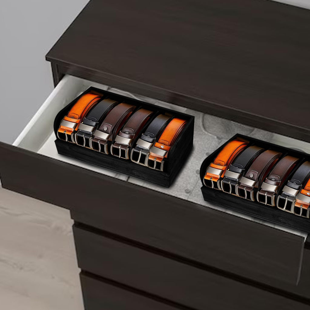 gti belt organizer, 2pcs 6 compartments belt organizer, package contents