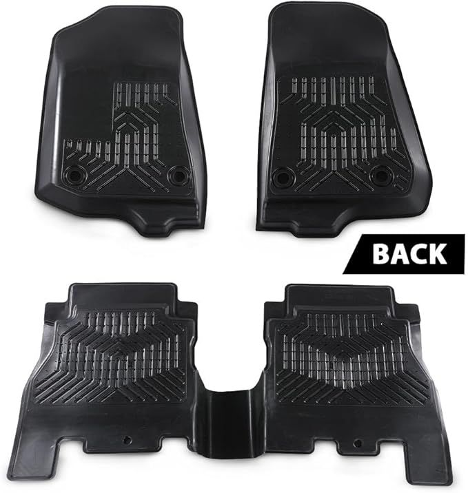 G-PLUS Floor Mats 3PCS Fit for Jeep Wrangler JL 2018-2025 Unlimited 4-Door Only - Image 9