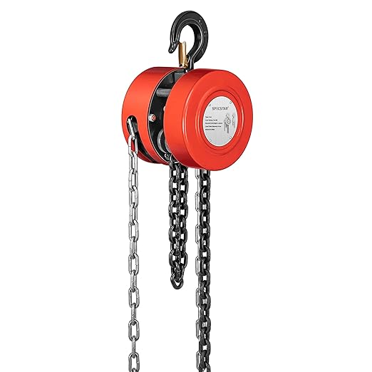 SPECSTAR Hand Chain Hoist 1 Ton 2200 Lbs Capacity 10 Feet by VIVOHOME