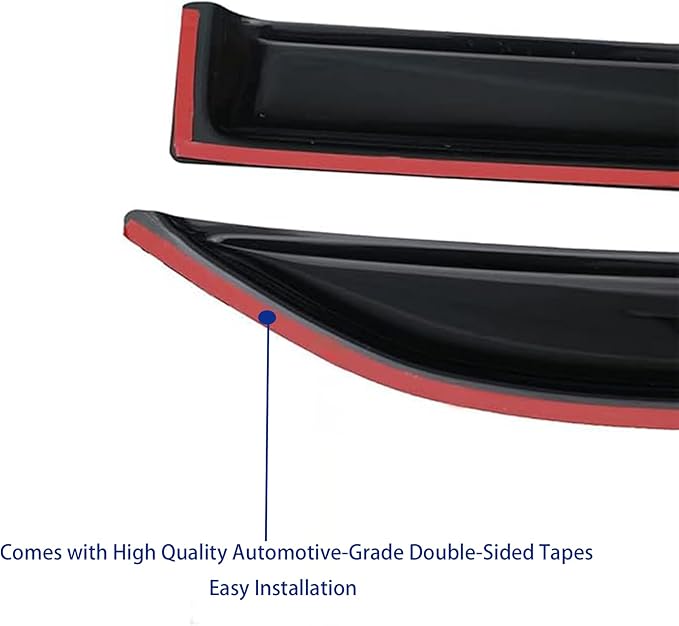 Window Visors Rain Guards fits 2019-2025 Silverado & GMC Sierra 1500, - Image 7