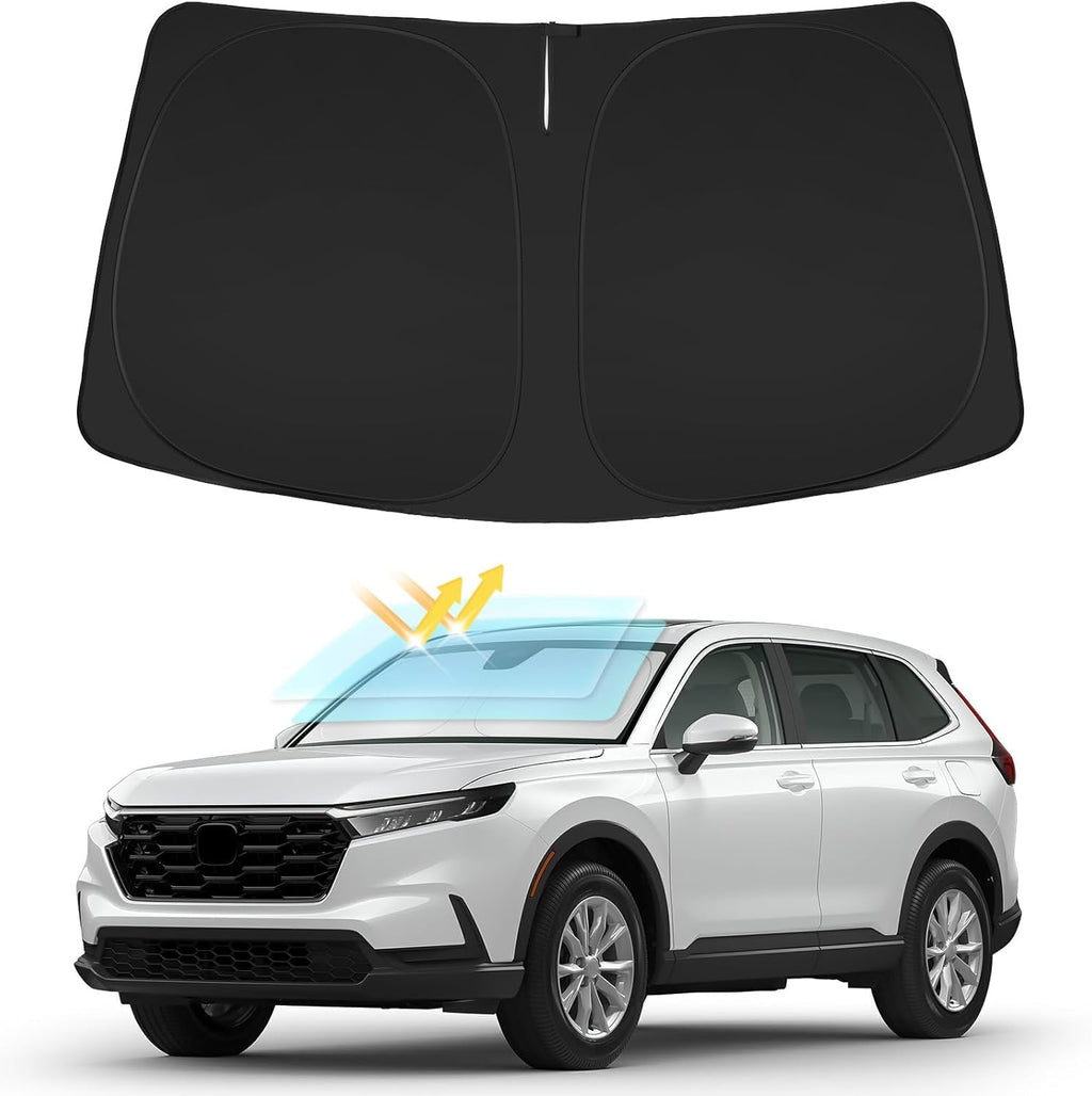 Upgraded Windshield Sunshade for Honda 2023-2026 CRV Foldable Accessories Folding Sun Shade Windshield Heat UV Rays Visor Protection