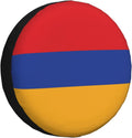 Flag of Armenia Print Universal Spare Tire Cover for RV, Jeep | Wheel Protector Fits Rv, Trailer, Jeep, Shield Tires From Sun, Dirt And Rain For Outdoor Storage