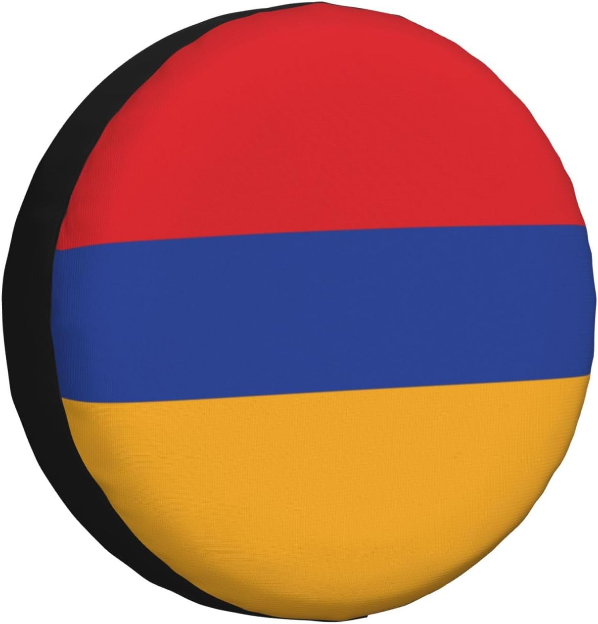 Flag of Armenia Print Universal Spare Tire Cover for RV, Jeep | Wheel Protector Fits Rv, Trailer, Jeep, Shield Tires From Sun, Dirt And Rain For Outdoor Storage