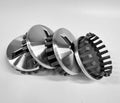 4PCS Brushed Car Wheel Center Cap for Colorado Silverado 1500, Tahoe, Suburban HUb Cap #22837060 CV009-SB