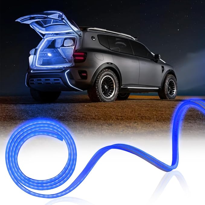 Car LED Strip Light For Trunk, 79Inch IP67 Silicone Waterproof Neon Light Strip by YIFENGSHUNDIRECT