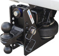 Shocker HD Max Air Hitch & Combo Ball, Fits 2-1/2" Hitch Black Combo 2" & 2-5/16" Balls