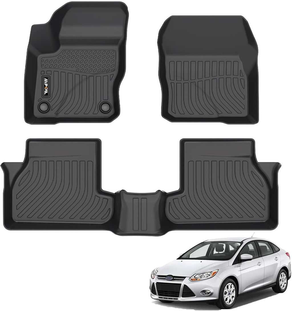 AIPOIL® Floor Mats for 2012-2018 Ford Focus | All-Weather | Easy to Clean |