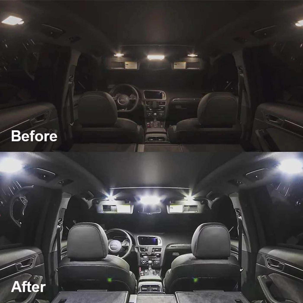 12pcs Car LED Interior Trunk Reading Glove Box Light Kit, for Fiat Ducato 1995-2022 2023 2024 Accessories