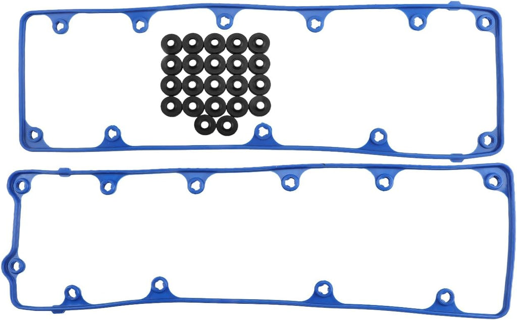 Valve Cover Gasket for VS50564R VC4154G | Fit Ford E-150 E-250 Expedition Explorer F-150 Mustang Fit Lincoln Town Car Fit Mercury Grand Marquis 4.6L VIN Code V W X 9
