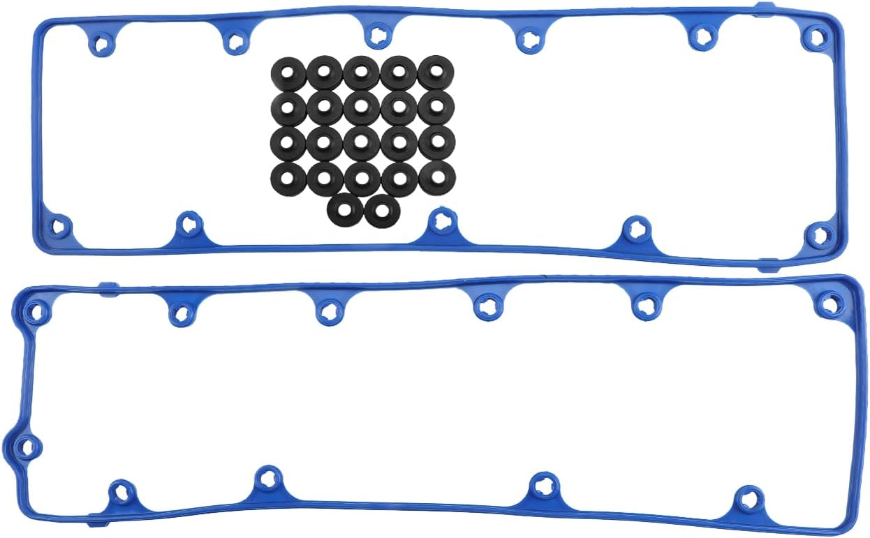 Valve Cover Gasket for VS50564R VC4154G | Fit Ford E-150 E-250 Expedition Explorer F-150 Mustang Fit Lincoln Town Car Fit Mercury Grand Marquis 4.6L VIN Code V W X 9