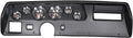 Auto Meter 7025 Complete 6 pc Gauge Kit 1970-1972 Chevelle SS, El Camino, Monte, American Muscle, Brushed Steel Look