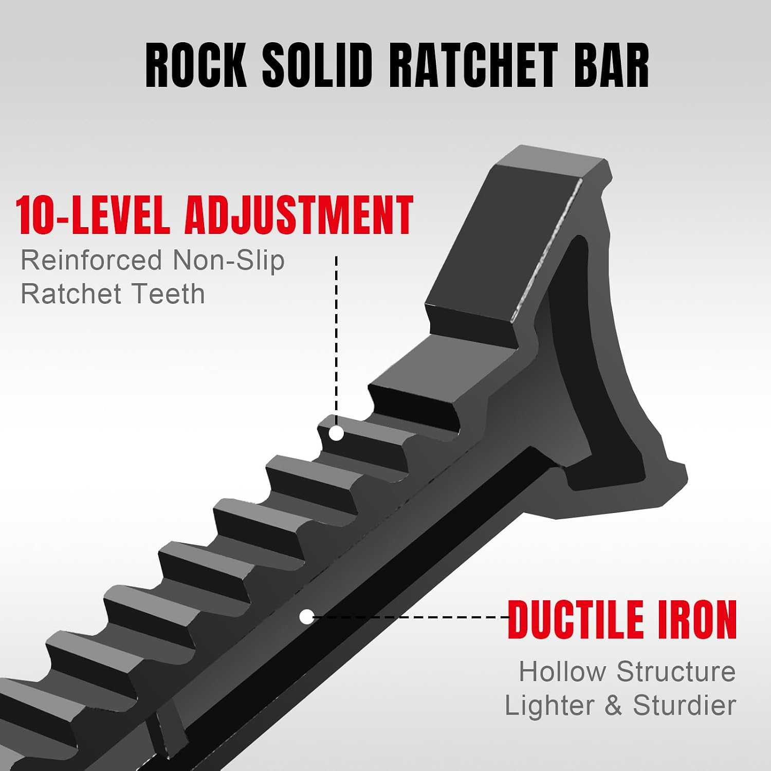 Big RED 3 Ton (6000 LBs) Jack Stands, with Adjustable Lock Car Jack Stand, Fit for Vehicle, Red, 2 Pack