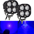 led blue offroad driving fog lights pod 2pcs, main product view