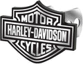 Harley-Davidson Bar & Shield Logo Hitch Plug, Universal Fit - Black & White