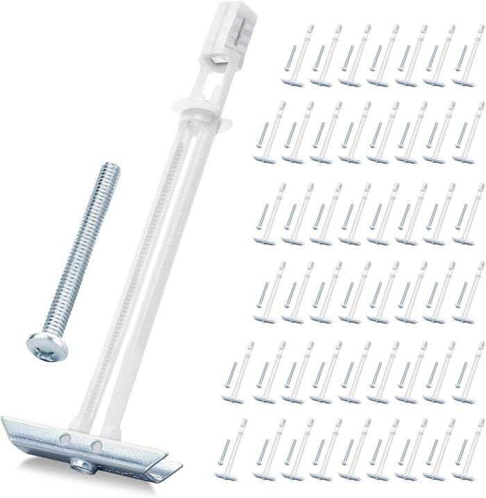 50 Pack Drywall Anchor with Included Bolts for 3/16”-24