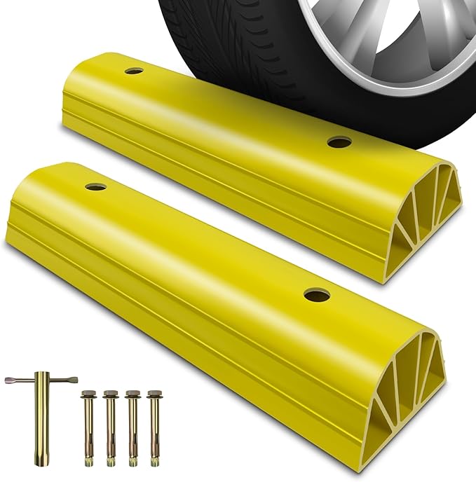 ROBLOCK 22" Parking Stopper for Home Garage & Outside, Heavy Duty Garage by ROBLOCK