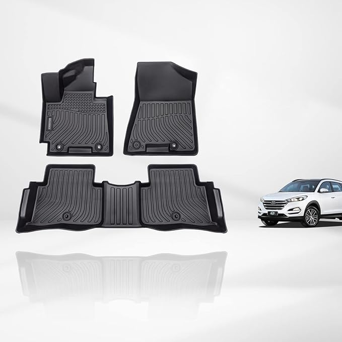KELCSEECS Floor Mats Custom for Hyundai Tucson 2021 2020 2019 2018 2017 2016 by KELCSEECS