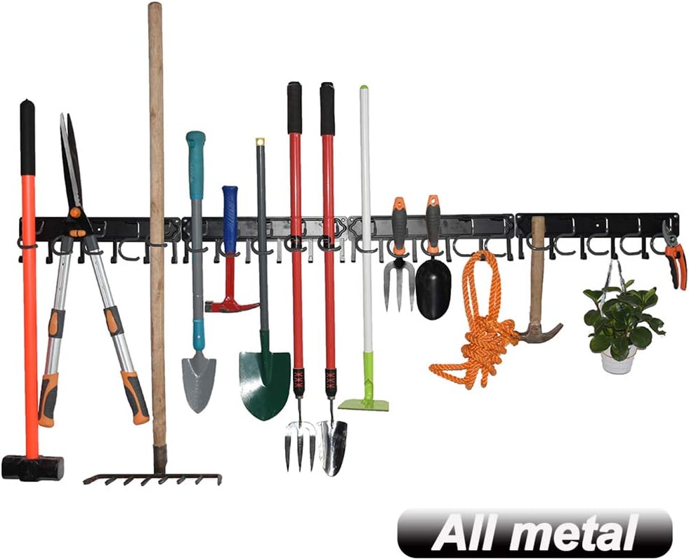 yuetong garden tool organizer wall mount, 4 pack, main product view