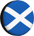 Scottish Flag Print Universal Spare Tire Cover for RV, Jeep | Wheel Protector Fits Rv, Trailer, Jeep, Shield Tires From Sun, Dirt And Rain For Outdoor Storage