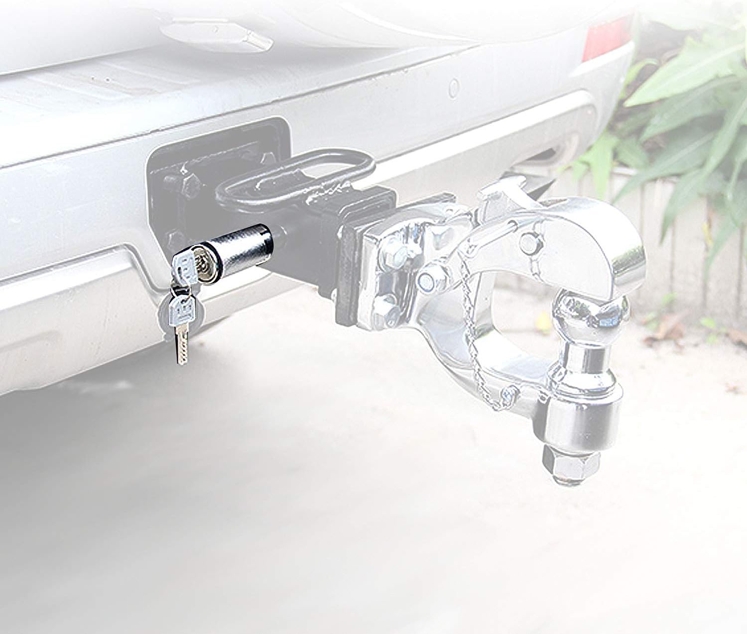 TCE 2 Pack Trailer Hitch Pin, Patented 5/8" Locking Receiver Hitch Pins for 2"/2.5" Receiver, Class V, Weatherproof Anti-Theft Lockable Pin with Dust, Mud & Gunk Protection, Used to Tow Truck