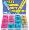 haisstronica 330pcs heat shrink butt connectors, 26-10 awg, main product view
