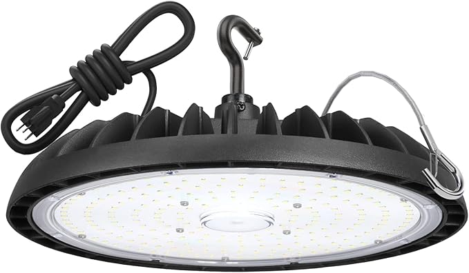 Led High Bay Light 250W, 5000K Bright High Bay Led Lights 37500LM, Durable UFO by DEMILARE