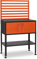 MCombo Metal Workbench for Garage, Adjustable Worktable by MCombo