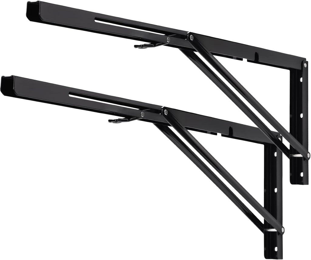 yumore 24 inch folding shelf bracket, heavy duty, main product view