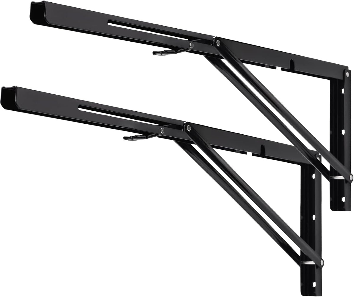 yumore 24 inch folding shelf bracket, heavy duty, main product view