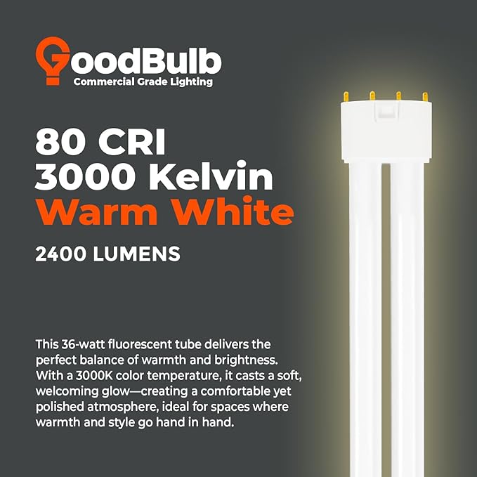 GoodBulb PLL36/830 36W 16.5" Twin Tube Compact Fluorescent Light Bulb 4-pin - Image 5