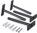 6 inch hidden floating shelf brackets, heavy duty, main product view