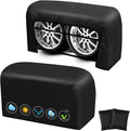 RV Tire Covers 2 Pack, 840D Heavy Duty Dual Trailer Tire Covers Fits 27"-30" Diameter Tires,Waterproof RV Wheel Covers with Waterproof Strip,2 Windproof Buckles，Universal Wheel Covers for Truck