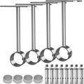 stainless steel curtain rod brackets - 32mm /, main product view