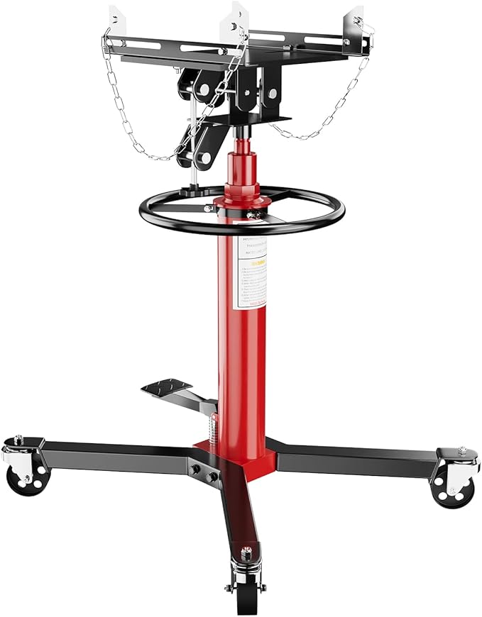 Transmission Jack, 1100lbs Hydraulic Telescoping Transmission Jacks, 33.5"-67" by GarveeTech