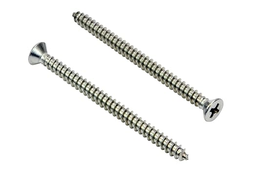 Bolt Dropper #4 x 1-1/2" Stainless Steel Flat Head Phillips Wood Screw by BoltDropper