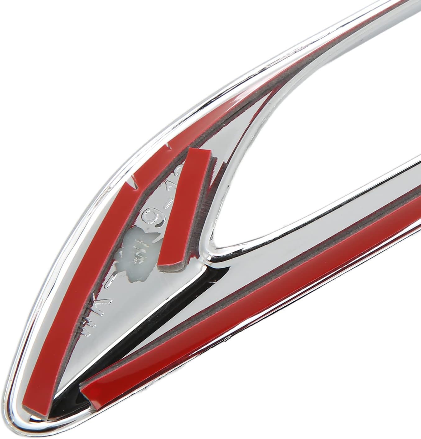 Chrome Rear Fog Light Cover Trim, ABS, Compatible with 2019-2021 - Easy Adhesive Installation (2-Piece Set)