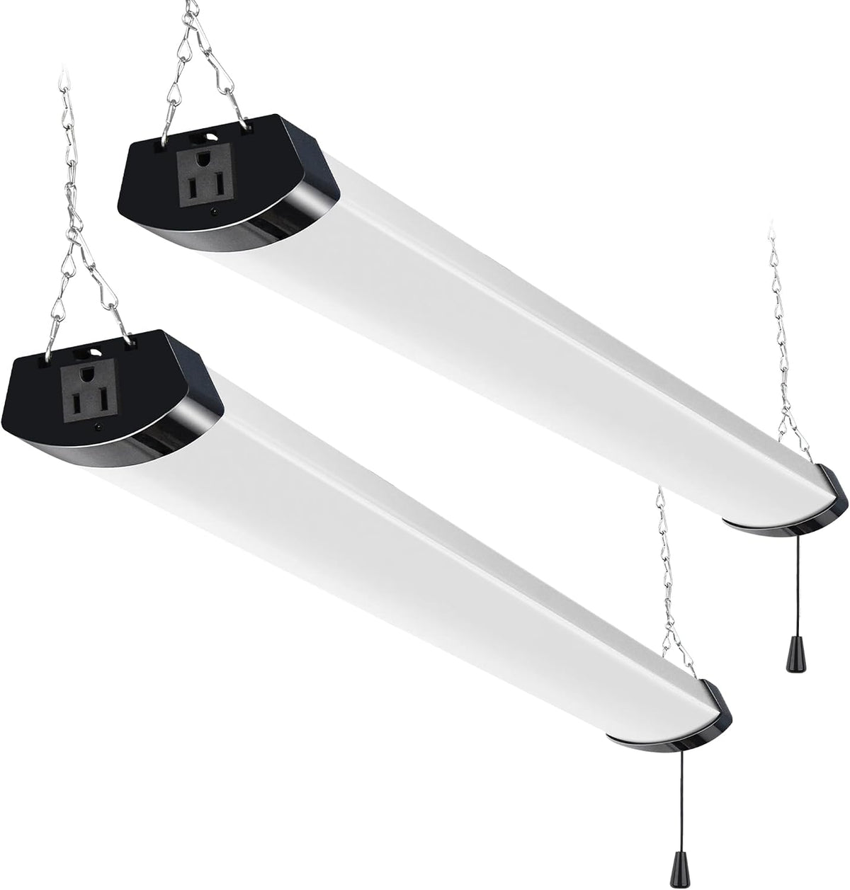 hykolity 4FT 120W LED Shop Light Linkable, 5000K Utility Shop Lights