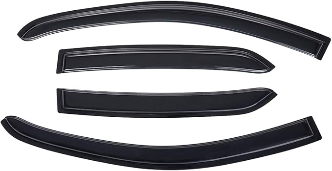 Lightronic Extra Durable Outside-Mount Auto Vent Window Visor, Fit 2013-2022 by Lightronic
