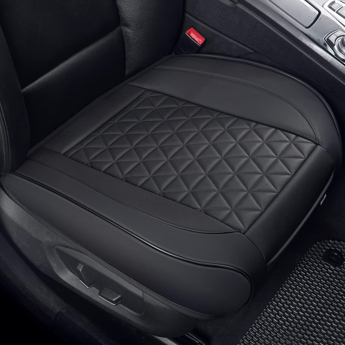 black panther luxury faux leather car seat cover, main product view