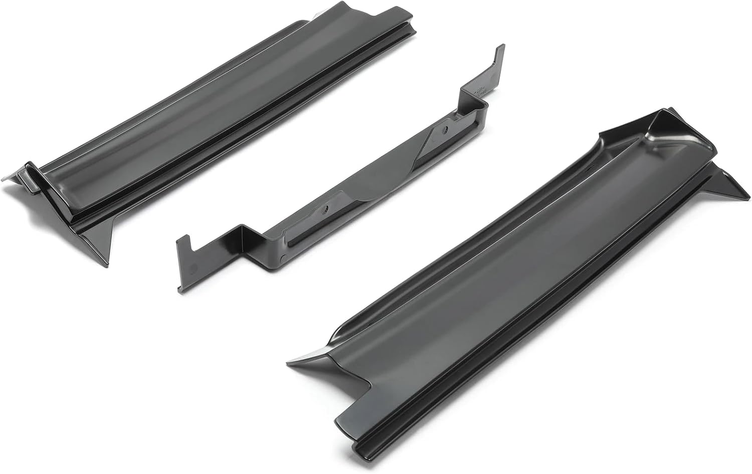 3PCS Bumper Fillers For 1977-1979 Cadillac DeVille Fleetwood Brougham | Color: Black,Material: High quality Plastic,Placement : Left, Rear, Right,rear bumper filler replacement panels