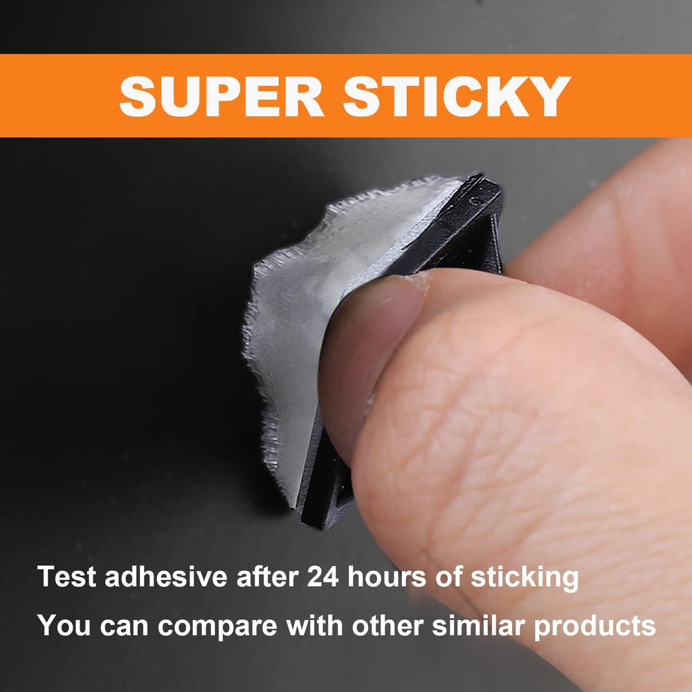 500 Pack 3/4" Zip Tie Adhesive Mounts Self Adhesive Cable Tie Base Holde...