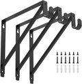 heavy duty closet rod & shelf brackets clothes, main product view